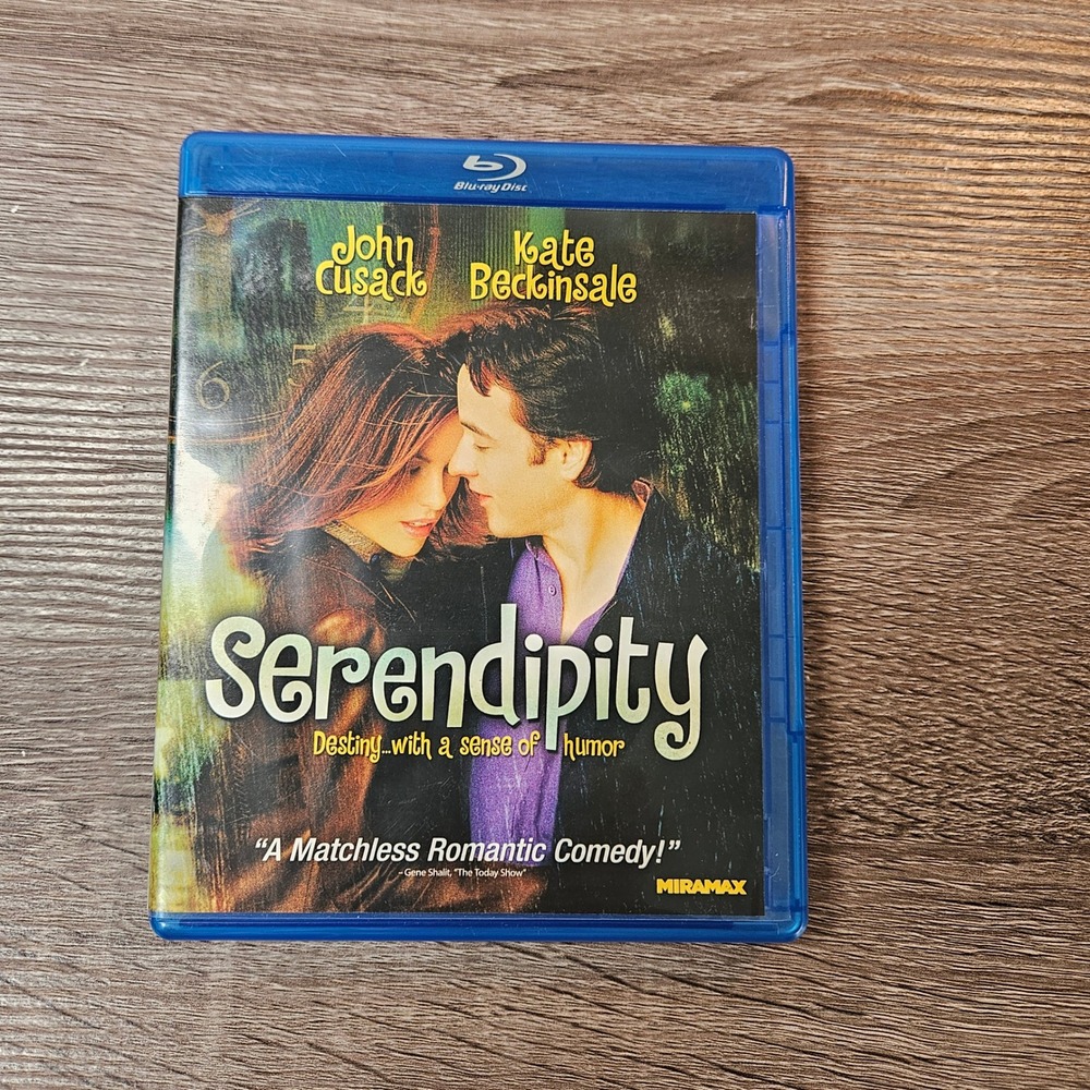 Serendipity Blu-ray John Cusack Kate Beckinsale Miramax Romantic Comedy 2001